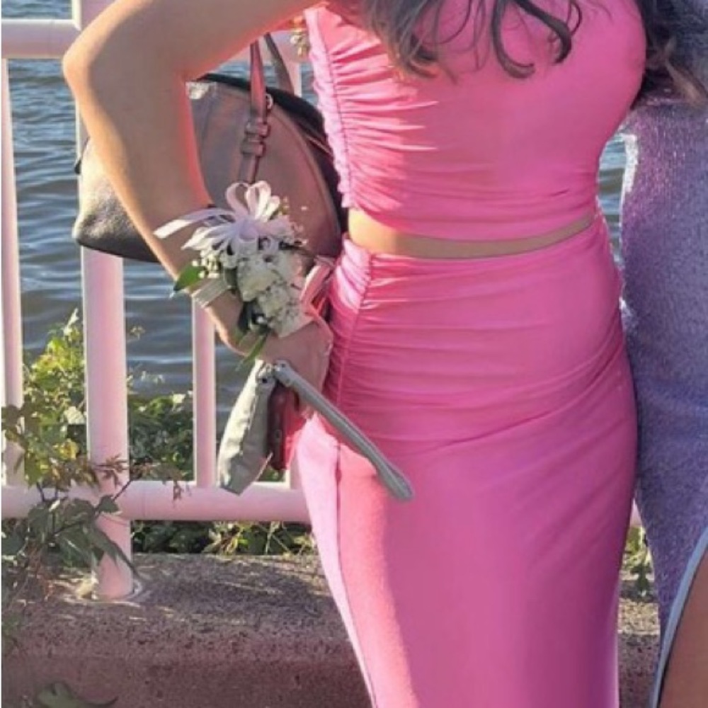 Pink Two-Piece Dress